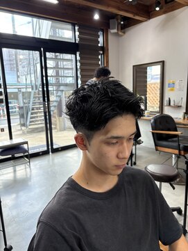 ラックセカンドスペース(LUCK 2nd SPACE) メンズカット/メンズスタイル/フェザーショート/マッシュ/U24