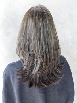 アルバム 新宿(ALBUM SHINJUKU) ウルフレイヤーロングおくれ毛前髪カット美髪_ba546212