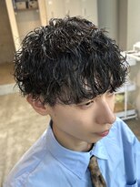 ブルニール 中崎町(BLEUNIR) 波巻きパーマ/メンズマッシュ