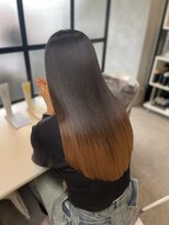 サクラ オモテサンドウ(SAKURA)&nbsp;グラデーションカラー×髪質改善トリートメント/ダブルカラー