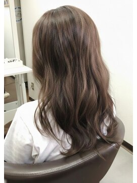 ヘアーメイク クーラ 行橋店(Hair make CURA) 大人かわいい♪ツヤ感ピンクベージュ