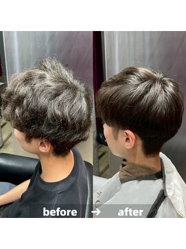 エノア 青山(ENORE) メンズ縮毛矯正/曲がる縮毛矯正/メンズ髪質改善/メンズカット