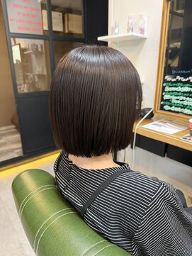 エマ 浦上駅前店(EMMA) ぷつっと顎下2センチボブ