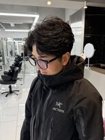 バレット 福岡天神(VALETTE)&nbsp;メンズ毛流れパーマスタイル