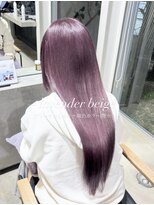 ブランコトレス 鏡島(BLANCO tres)&nbsp;ブリーチなしカラー/ラベンダーカラー/髪質改善/顔周り