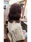 ピンクグレージュ/ボブ