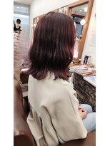 エモーション emotion hair&nbsp;ピンクグレージュ/ボブ