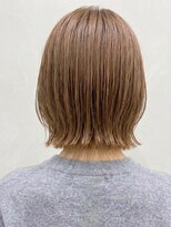 キミトヘアデザインアンドスパ(Kimito Hair design&spa)&nbsp;レイヤーボブ　ミルクティーベージュ　ダークグレージュ　ボブ