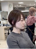 大人ショート/レイヤーカット/ショートボブ/ハイライト