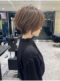 40代50代60代絶壁補正ショート白髪ぼかし銀座大人な丸みくびれ井