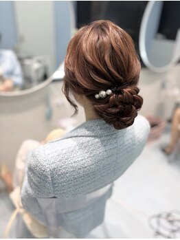 ワンス バイ エメ(ONCE by am'e)の写真/早朝予約OK!結婚式やLIVE参戦様々なイベントに対応♪記念日、デート前のカジュアルヘアもONCEにおまかせ!