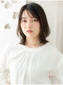 シースルーバング/結べる長さのボブ/くびれボブ/20代/30代/40代e