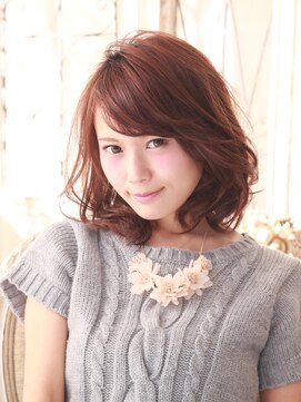 髪質改善と縮毛矯正の専門店 サンティエ(scintiller) 【scintiller鹿児島】ランダムウェーブミディ