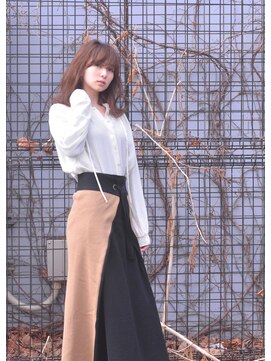 バンカ(banca.) チュールバング × こなれ感のある脱力ウエーブ