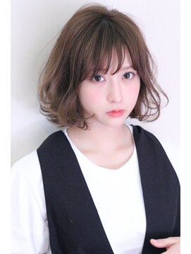 クーエフー(coo et fuu) デジタルパーマでとろみ感UPボブ♪藤沢2　大人ふんわり透明感