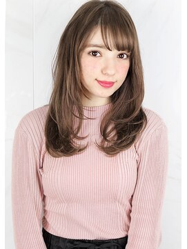 ヘアサロンガリカアオヤマ(hair salon Gallica aoyama) ☆ プラチナグレージュ ☆ セミロング × 毛束感 ☆