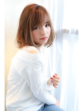 ネオリーブ ジューク 日吉店(Neolive JuQ) 【日吉 Neolive JuQ】ボブ　ひし形　グレージュ