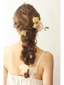 ソース 高槻(SOURCE) 【Source】編み込みハーフアップ