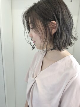 ヘアーデザイン シュシュ(hair design Chou Chou by Yone) 大人かわいい×耳かけシースルーボブ♪