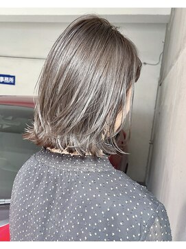 ヘアーアンドアトリエ マール(Hair&Atelier Marl) 【Marl】グレージュカラー×外ハネボブ