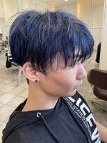 アヴァンス 天王寺店(AVANCE.)&nbsp;MEN'S HAIR 韓国×マッシュ×ネイビーブルー