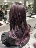 ジンジャー(GINGER)&nbsp;ピンクバイオレット×ブリーチ×活かし×トリートメント