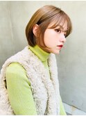 Taylor大宮 まとまりレイヤーボブ×ミルクティーベージュ