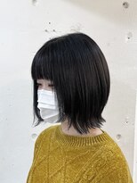 リッカ(RICCA)&nbsp;【くびれヘア】フェイスレイヤーボブ×ブルージュ☆