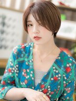 カバーヘア ブリス 戸田公園西口店(COVER HAIR bliss) 外国人風前髪なしショート斜めパングc4戸田公園20代30代40代!