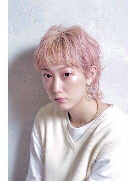 クシュ 所沢東口店(kusyu...) ダスティーピンク×アッシュピンク×ミルクティーピンク[所沢]