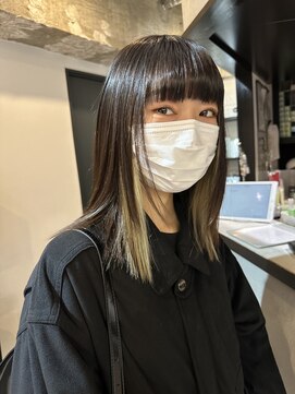 ペレ 渋谷(PELE) kya35_インナーカラー抜きっぱなし