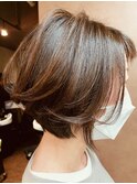 大人ショートボブ