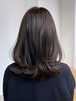 アルバム 池袋(ALBUM)&nbsp;ミディアムワンカールレイヤー_ショコラアッシュ_ba434751