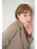 リトル 仙川(little)&nbsp;耳掛けボブアッシュベージュ