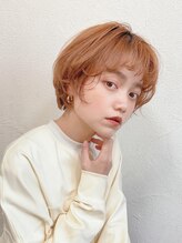 ナツヤ(NATSUYA) 前髪あり大人ニュアンスパーマショート20代30代40代表参道