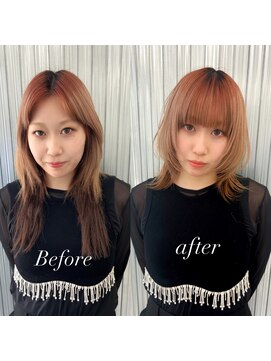 キバ(kva) ▽□□▽小顔に魅せるウルフカット