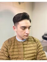 メリケンバーバーショップ トーキョー(MERICAN BARBERSHOP TYO)&nbsp;MEN'SHAIRツーブロック束感ショート波巻きハイライト53