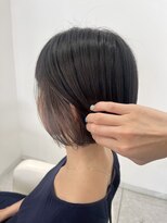 20代インナーカラーブリーチカラーイヤリングカラーハイライト