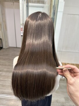 ナンバー アンフィール 渋谷(N° anfeel) 髪質改善トリートメント/０ダメージカラー