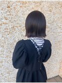 ぱつっとボブ/切りっぱなしボブ◎30代40代50代