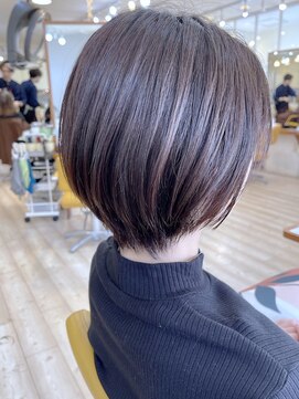 モリオ フロム ロンドン 成増店 【morio成増/児玉】丸みショート　暗髪