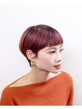 ルプラ ガーデン(le-pla garden) オレンジベージュ#ショート#ケアブリーチ#ダブルカラー#豊橋