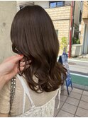 柔らかマロンカラー