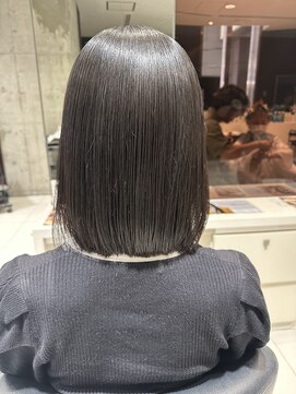 アヴァンスクロス あべのルシアス店(AVANCE.CROSS) 艶髪×ナチュラルボブ