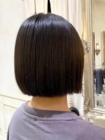 ニュイ(NUIT)&nbsp;ダブルカラーミルクティーベージュカラーケアブリーチ韓国ボブ