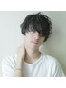【男性限定】メンズカット＋ナチュラルパーマ＋カラー　￥12000