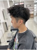 【Lond LOGAN亀井】メンズ アップバング ソフトツイスト