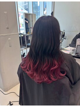 アライブ ハラジュク(ALIVE harajuku) 【ALIVE 夕貴】ピンクグラデーションカラー♪