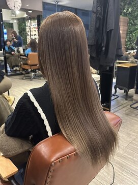 インデペンデンス(independence) ブリーチなし×ミルクティーブラウン