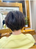 30代,40代大人ショートヘア(金子涼)
